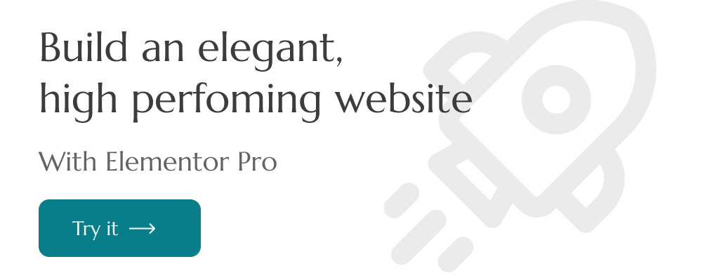 Build a website with Elementor Pro